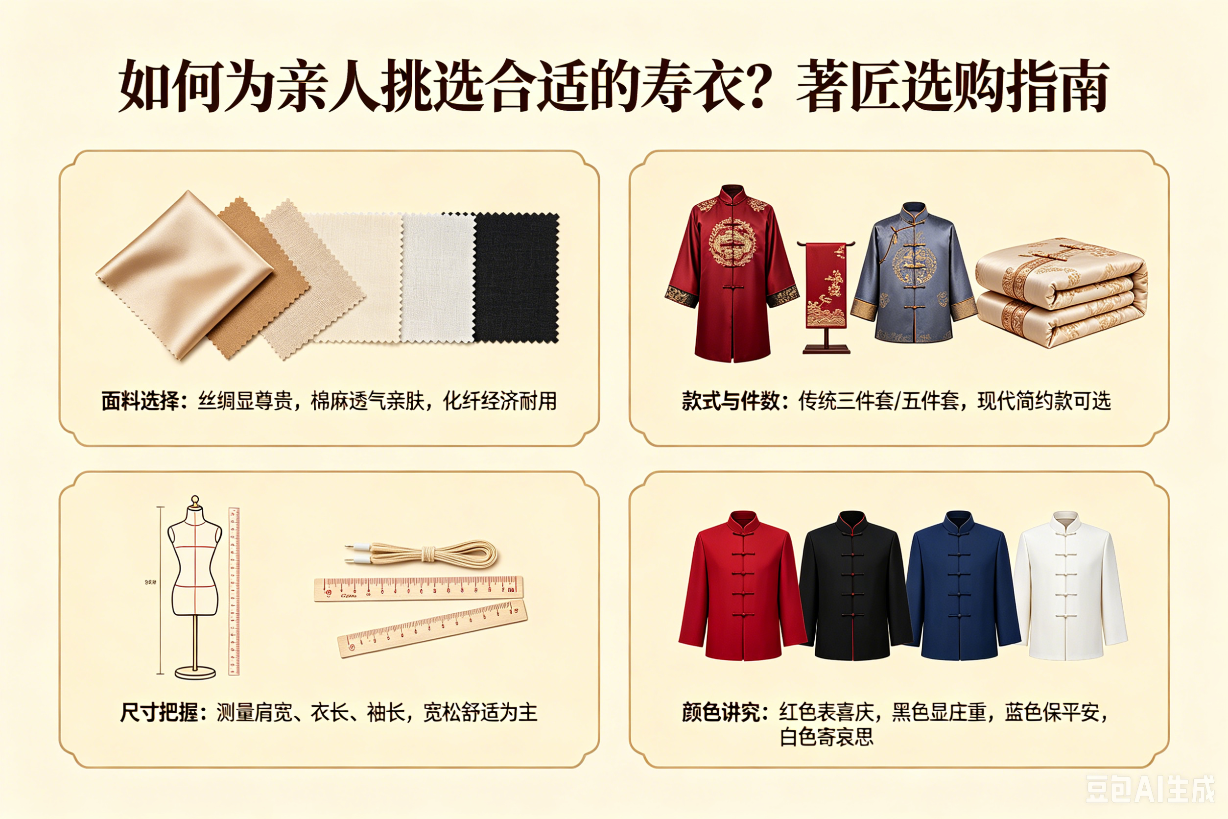 如何为亲人挑选合适的寿衣？著匠选购指南